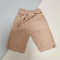 綁帶燈芯絨寬褲