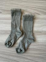 金蔥紗邊長襪（到小腿肚）（綠）