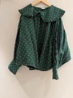 經典小紅花母女裝上衣