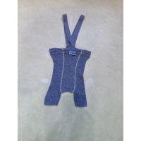 復古吊帶短褲 - Marshmallow Sky