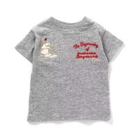 Breeze刺繡福龍繽紛地圖舒適純天竺棉上衣