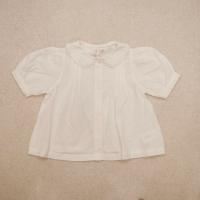 Organic Gabriella Blouse - Off-white 18-24m