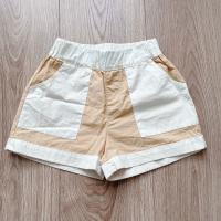 撞色短褲