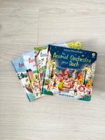 四本合售 - Usborne Musical Books - The Animal Orchestra plays Bach/Mozart/Tchaikovsky/Beethoven