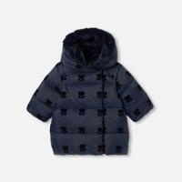 鬱金香植絨鋪棉連帽外套