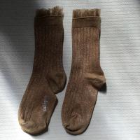 棕色亮晶晶襪