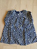 Bonpoint 深藍波點洋裝 12m