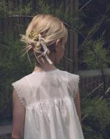 白色蕾絲洋裝親裝