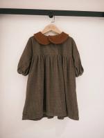 Susanna Dress-Tiny Purple/Mogano