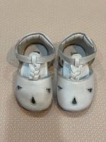 Donsje, Dudu Off White Leather 花瓣露踝包鞋 米白