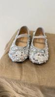 銀白色亮片鞋