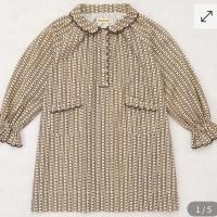 長袖束口花邊洋裝 Monroe Dress - Raffia Little House Floral