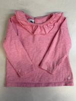 小花邊圓領上衣