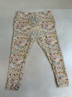 黃色小碎花薄長褲