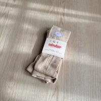 側鏤空針織褲襪 304 亞麻棕