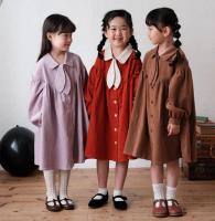 假領帶排釦洋裝 Bow tie dress - lavender