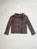 Scout Holyoke Floral Print Built-In Kerchief Top, Licorice