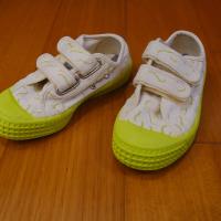 魔鬼氈帆布鞋 STAR MASTER KID VELCRO BEIGE/LIMET