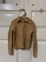 土黃色針織上衣