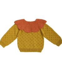 Daisy Sweater/針織花瓣領毛針織上衣