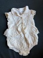 Popelin Organic Romper Suit with Collar 連身裙 
