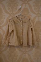 蕾絲領長袖襯衫