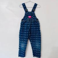 OshKosh古董刺繡小花兔耳吊帶褲