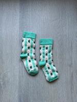 Stripes Socks in Turquoise Blue