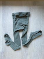 Pointelle Tight in Eucalyptus