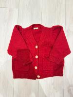 MUMU韓國紅色針織外套