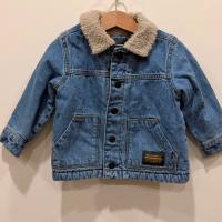 泰迪熊內刷毛牛仔外套