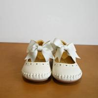 真皮蝴蝶結皮鞋