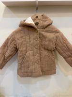 絎縫連帽排釦夾克