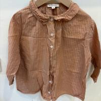 乾燥玫瑰直紋襯衫