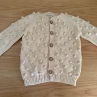 爆米花針織外套