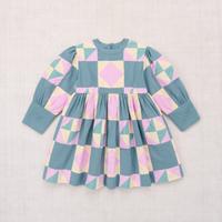 Dorothea Patchwork Dress - Pink Lilac