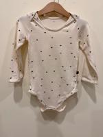 Organic Long Sleeve Bodysuit - Star 有機棉長袖包屁衣 - 星星