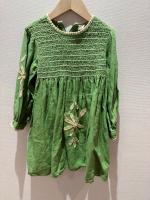 NOEMIE DRESS - RETRO GREEN