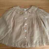 Ruby blouse（Nutmeg Linen）