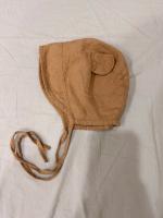 Latte Linen Bear Bonnet 拿鐵亞麻小熊帽 