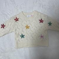 彩色刺繡針織衫