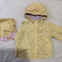 小碎花防水外套 附收納袋