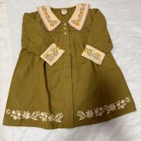 Apolina - BETTE DRESS - DRIED MOSS