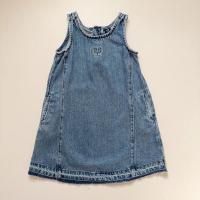 圓領無袖牛仔洋裝