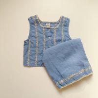 Apolina - Lia culotte set | Cornflower