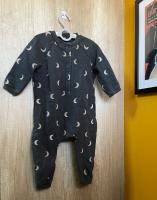 刷毛連身衣-Charcoal Midnight