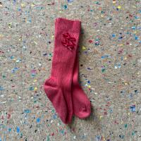 紅色蝴蝶結長襪