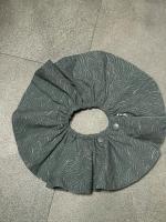 小丑360度花瓣圍兜（綠紋）