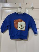 寶藍色吐司刷毛衛衣