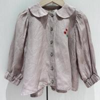 All The Beautiful Linen - LONG SLEEVE TUNIC DRESS 彼得潘領襯衫